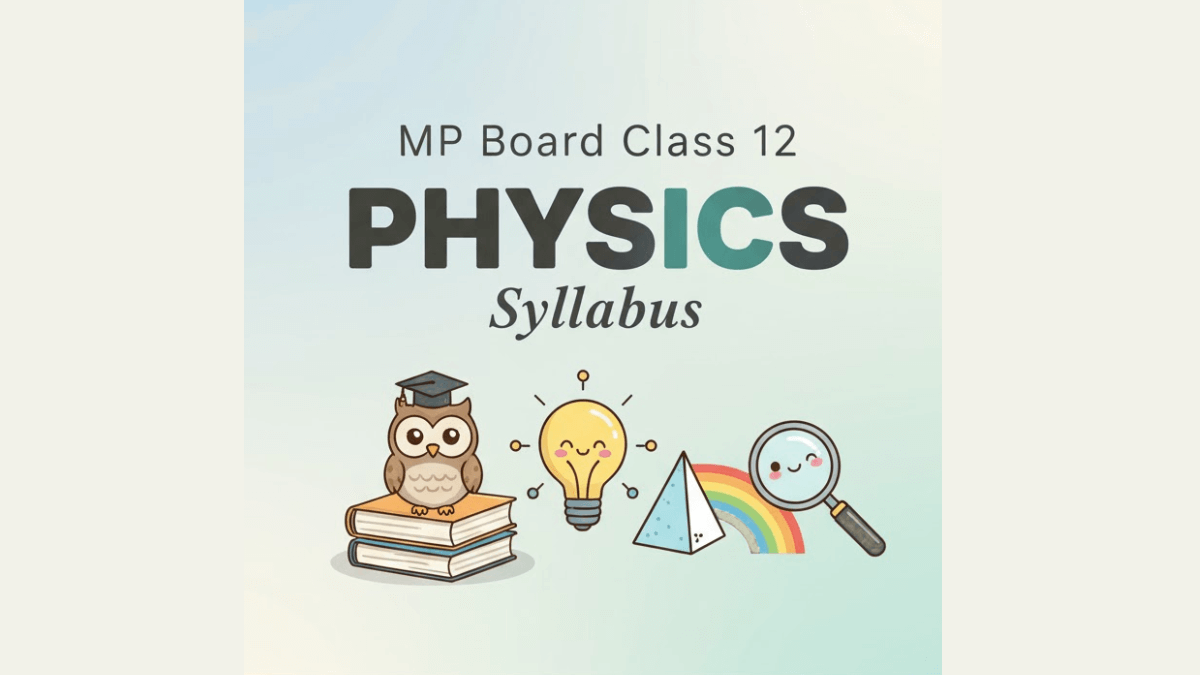 MP Board Class 12 Physics Syllabus 2026