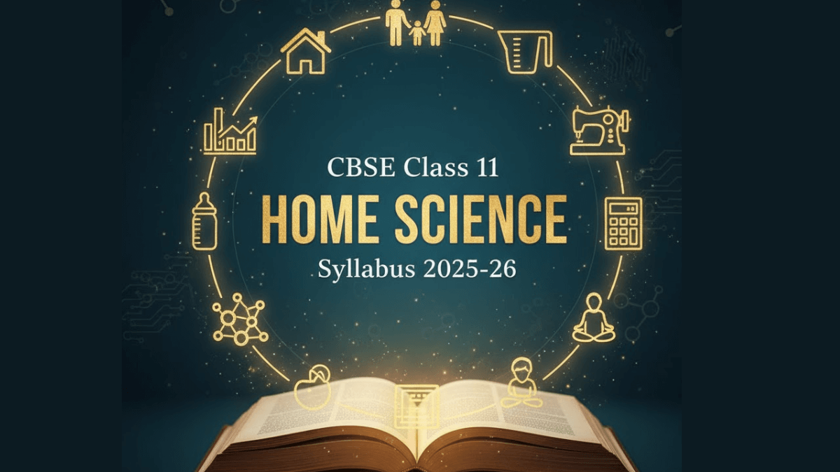 CBSE Class 12 home science Syllabus 2025-26