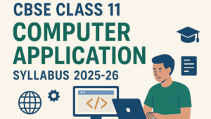 CBSE Class 12 CS Syllabus 2025-26