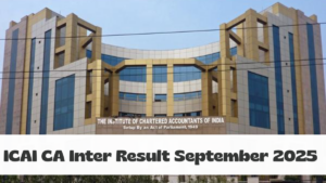 ICAI CA Inter Result September 2025