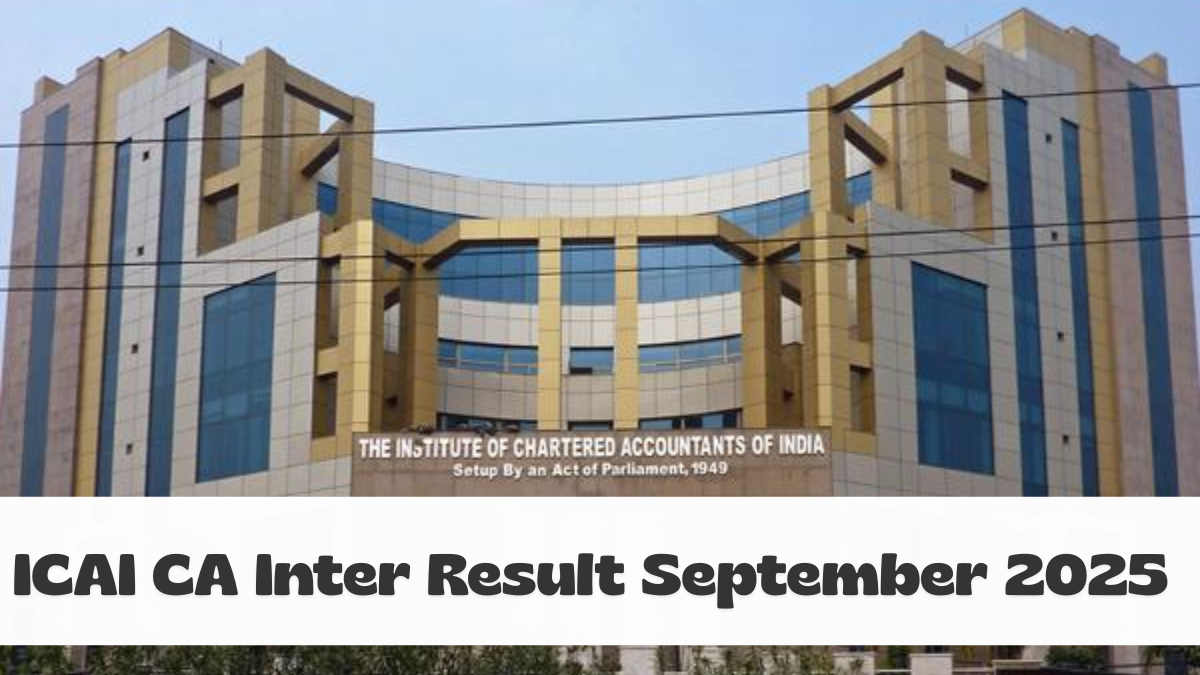 ICAI CA Inter Result September 2025