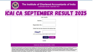 CA September Result 2025