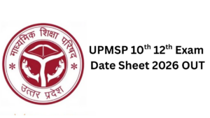 UP Board Exam Date 2026