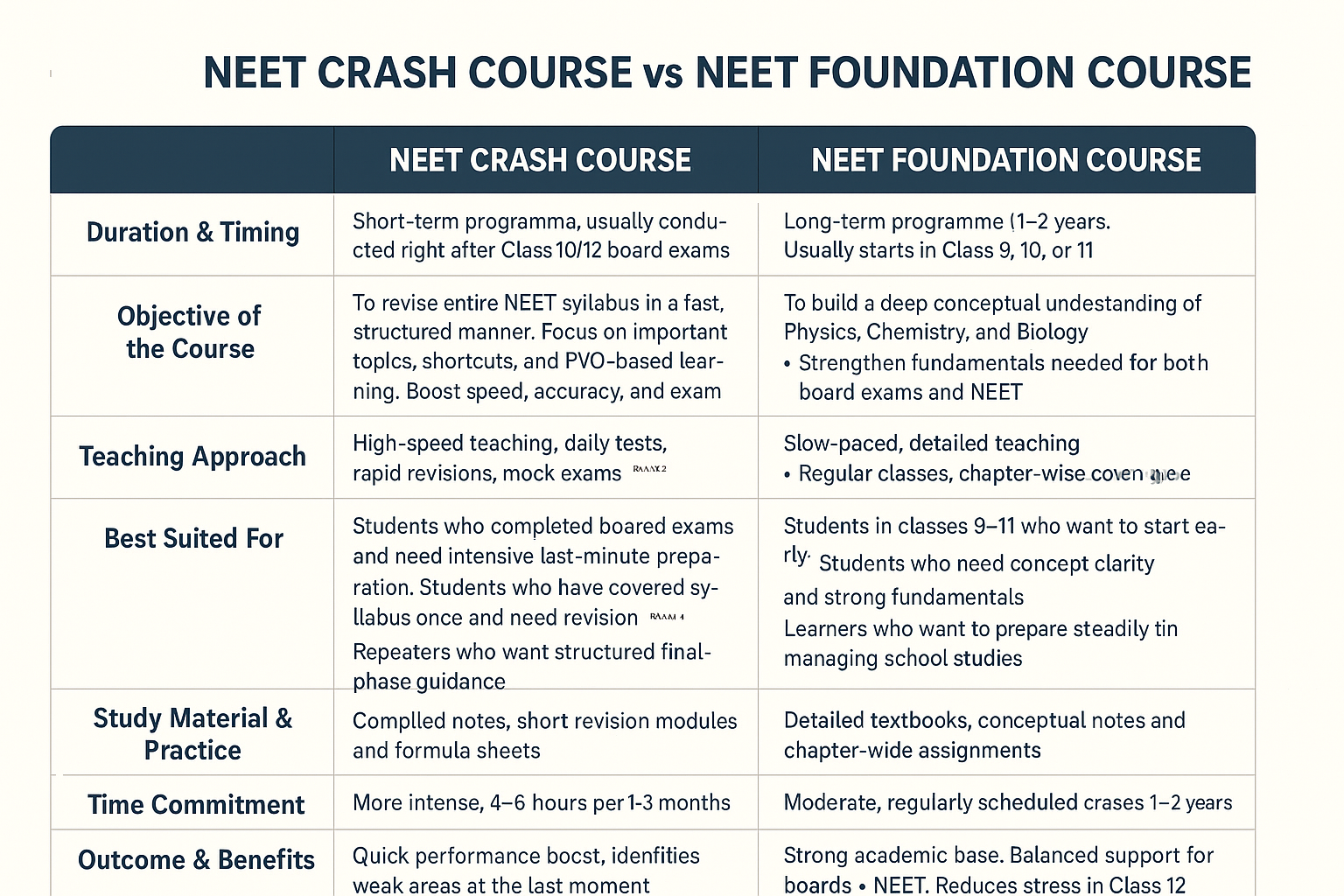 NEET Crash Course