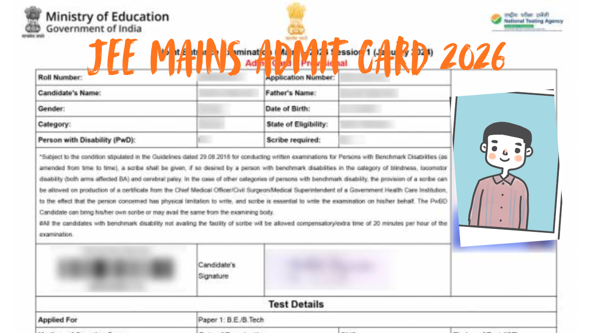 jee mains admit card 2026