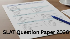 SLAT Question Paper 2026: Download Question Paper PDF