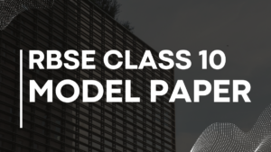 RBSE Class 10 Model Paper 2026