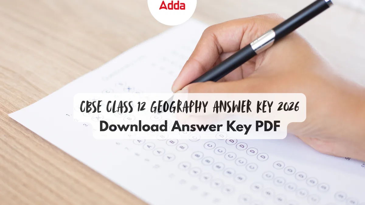 CBSE Class 12 Geography Answer Key 2026