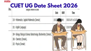 CUET UG date sheet 2026