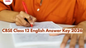 CBSE Class 12 English Answer Key 2026 PDF