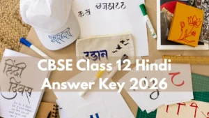CBSE Class 12 Hindi Answer Key 2026