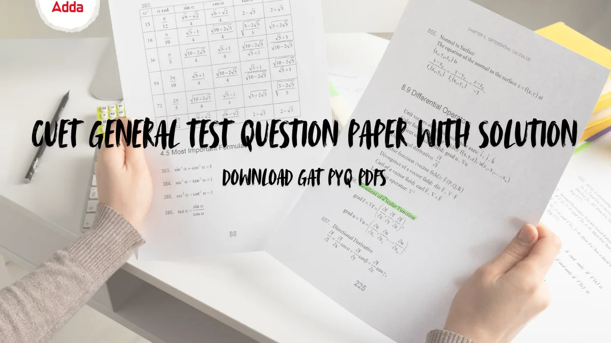 CUET General Test Question Paper