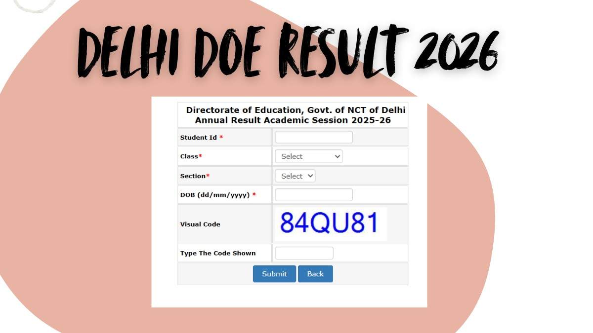 Delhi DoE Result 2026