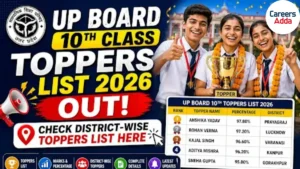 UP Board 10th Toppers List 2026 OUT