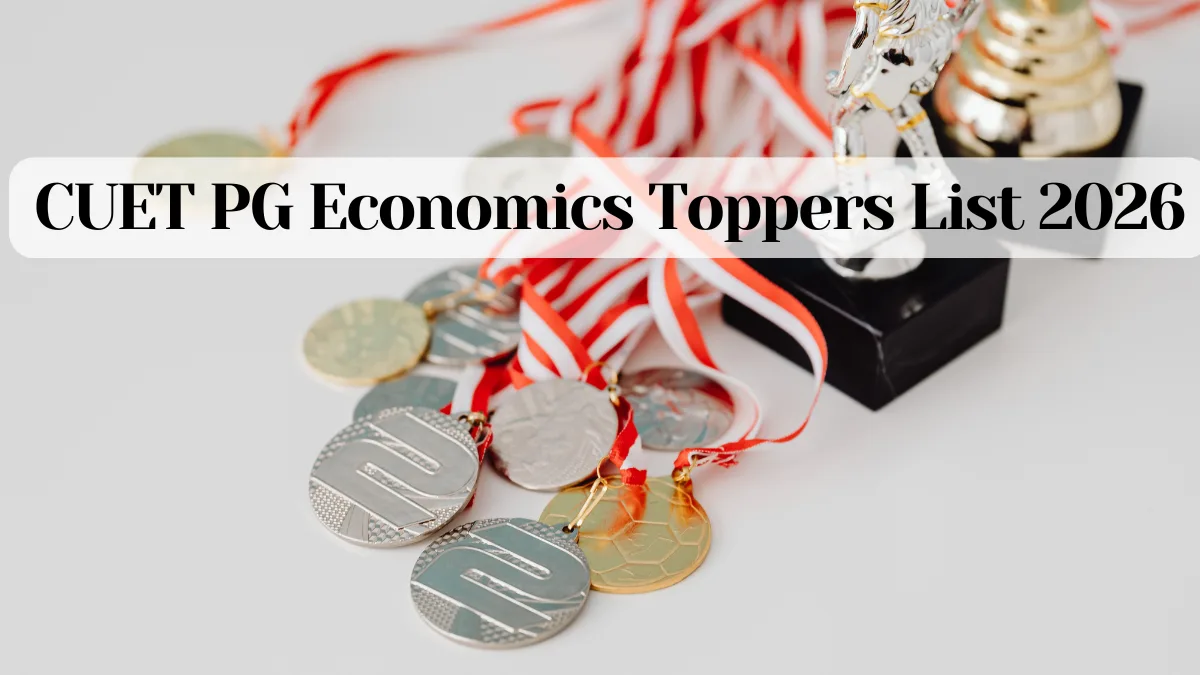 CUET PG Economics toppers 2026