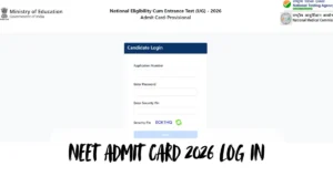 How to Download NEET admit card 2026