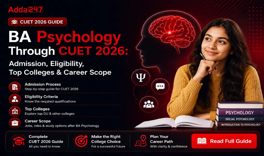 BA Psychology Through CUET 2026