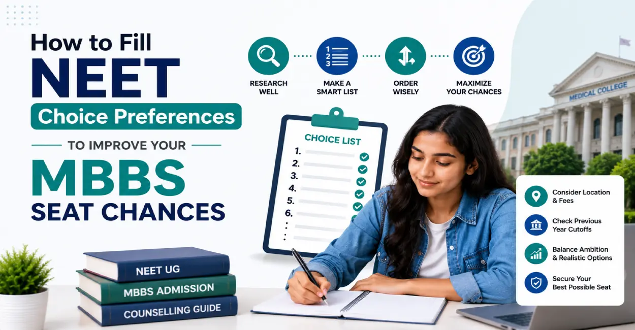 How to Fill NEET Choice Preferences to Improve Your MBBS Seat Chances