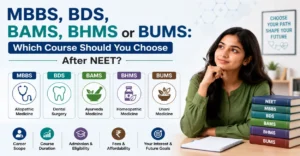 MBBS, BDS, BAMS, BHMS or BUMS_ Which Course Should You Choose After NEET_