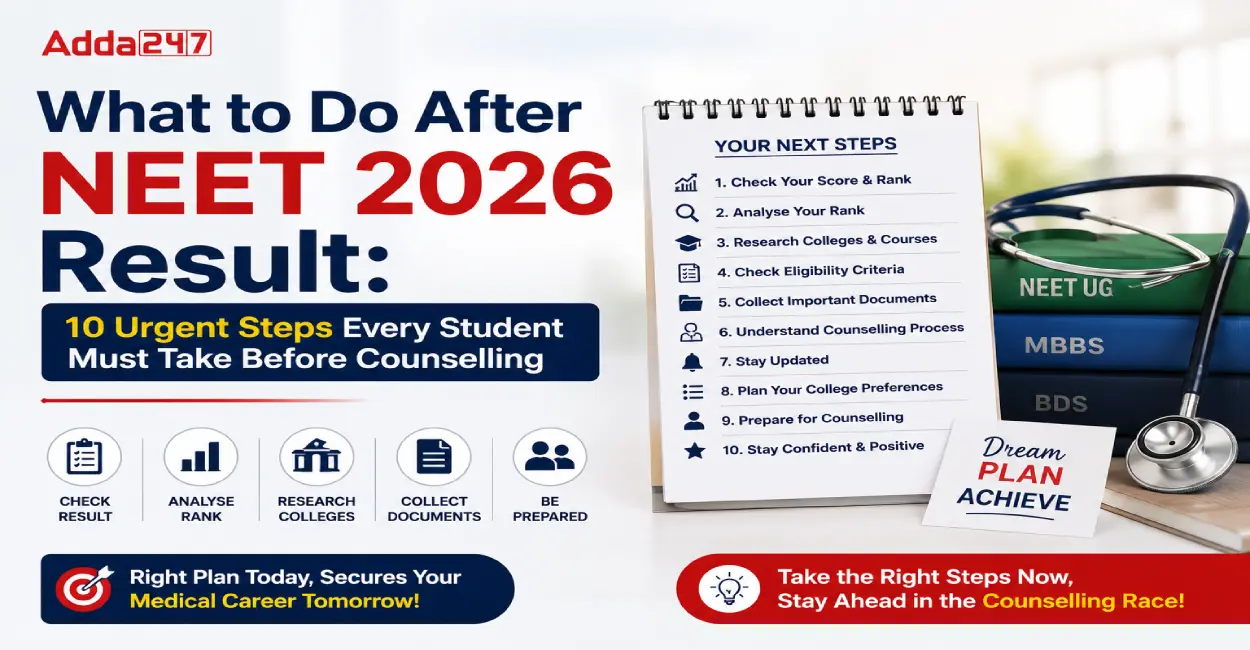 What to Do After NEET 2026 Result