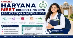 Haryana NEET Counselling 2026