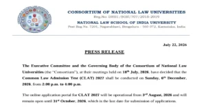 CLAT 2027 Exam Date Out, Check Official Notification, Date, Syllabus