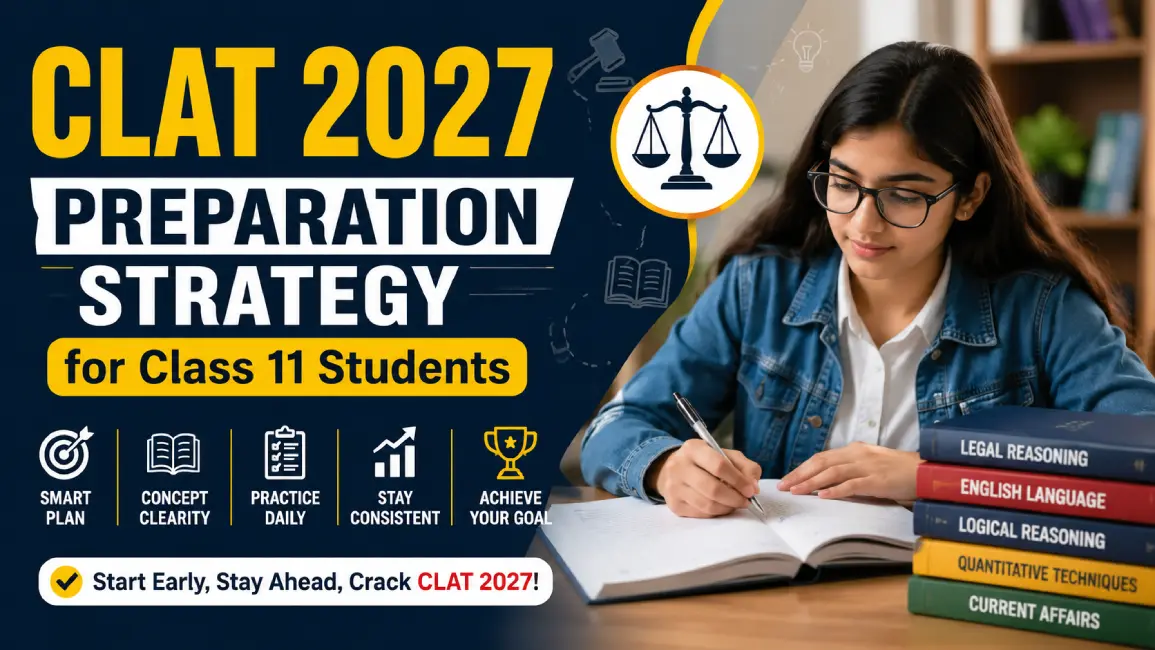 CLAT 2027 Preparation Strategy for Class 11 Students