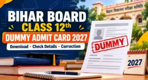 Bihar Board Dummy Admit Card 2027