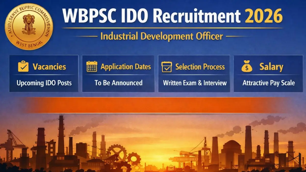 WBPSC IDO Recruitment 2026