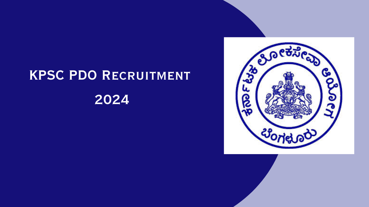 KPSC PDO Recruitment 2024