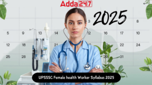 UPSSSC Female health Worker Syllabus 2025
