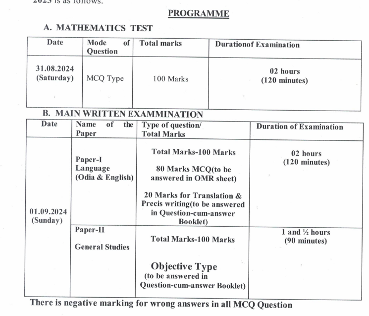 OSSC CGL Mains Exam Date 2024 Out for 543 Group B and C Posts_4.1