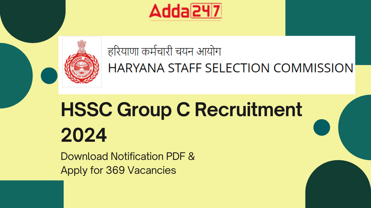 HSSC Group C Recruitment 2024
