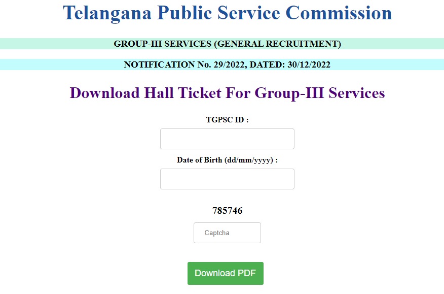 TSPSC Group 3 Hall Ticket 2024 Out, Direct Link To Download Admit Card PDF_4.1