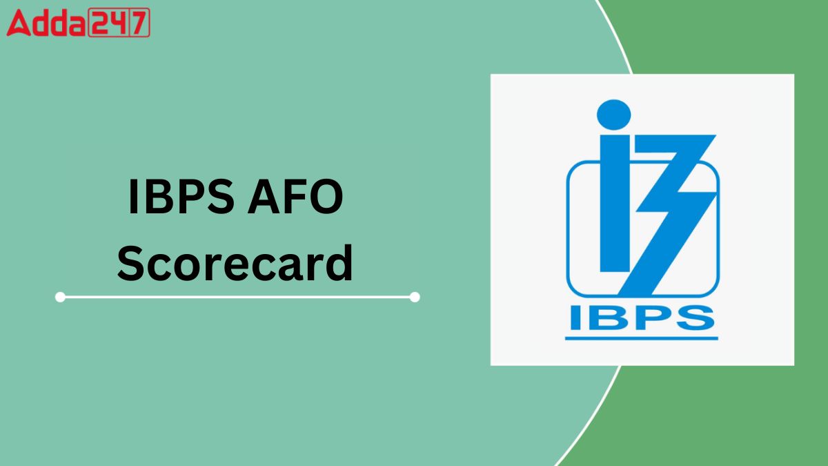 IBPS AFO Score Card 2025