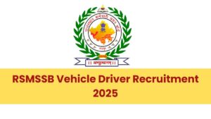 RSMSSB Vehicle Driver Exam Date