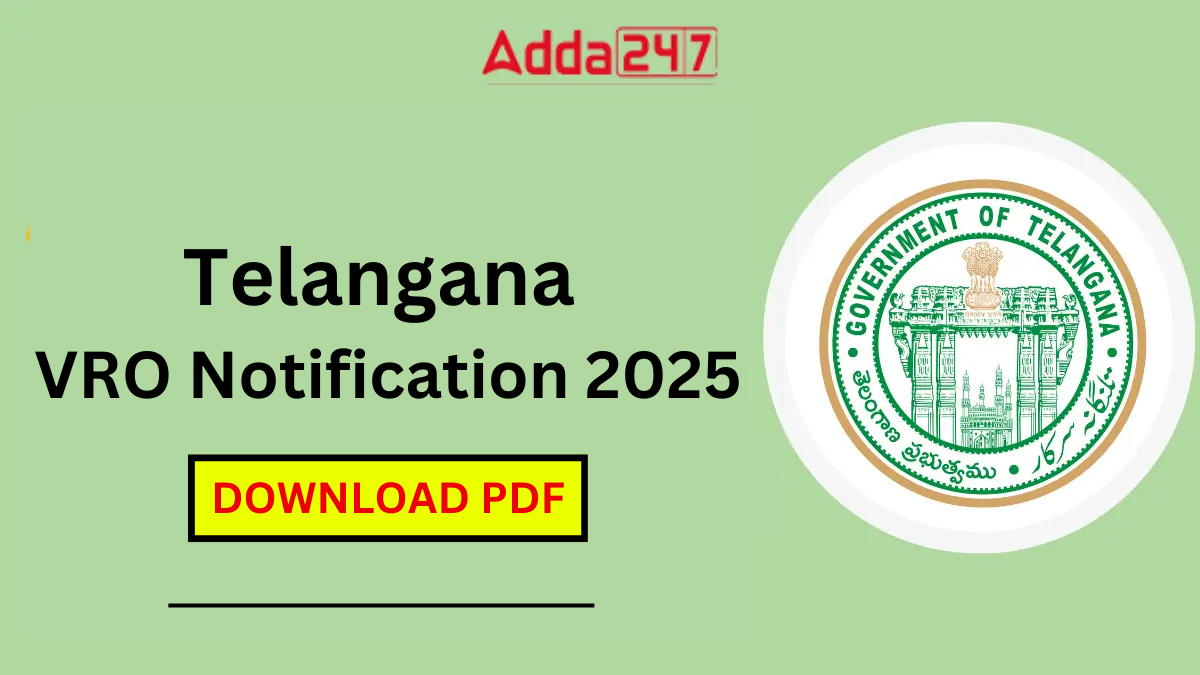Telangana VRO Notification 2025 Soon For 6000+ Vacancies