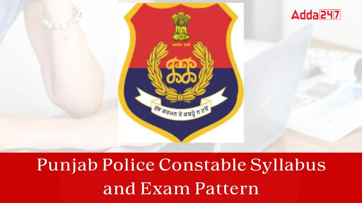 Punjab Police Constable Syllabus
