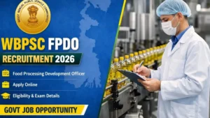 WBPSC FPDO Recruitment 2026