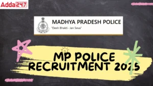 MP Police SI Vacancy 2025