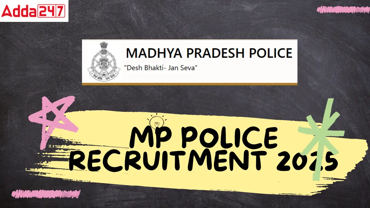 MP Police SI Vacancy 2025