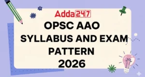 OPSC AAO Syllabus 2026