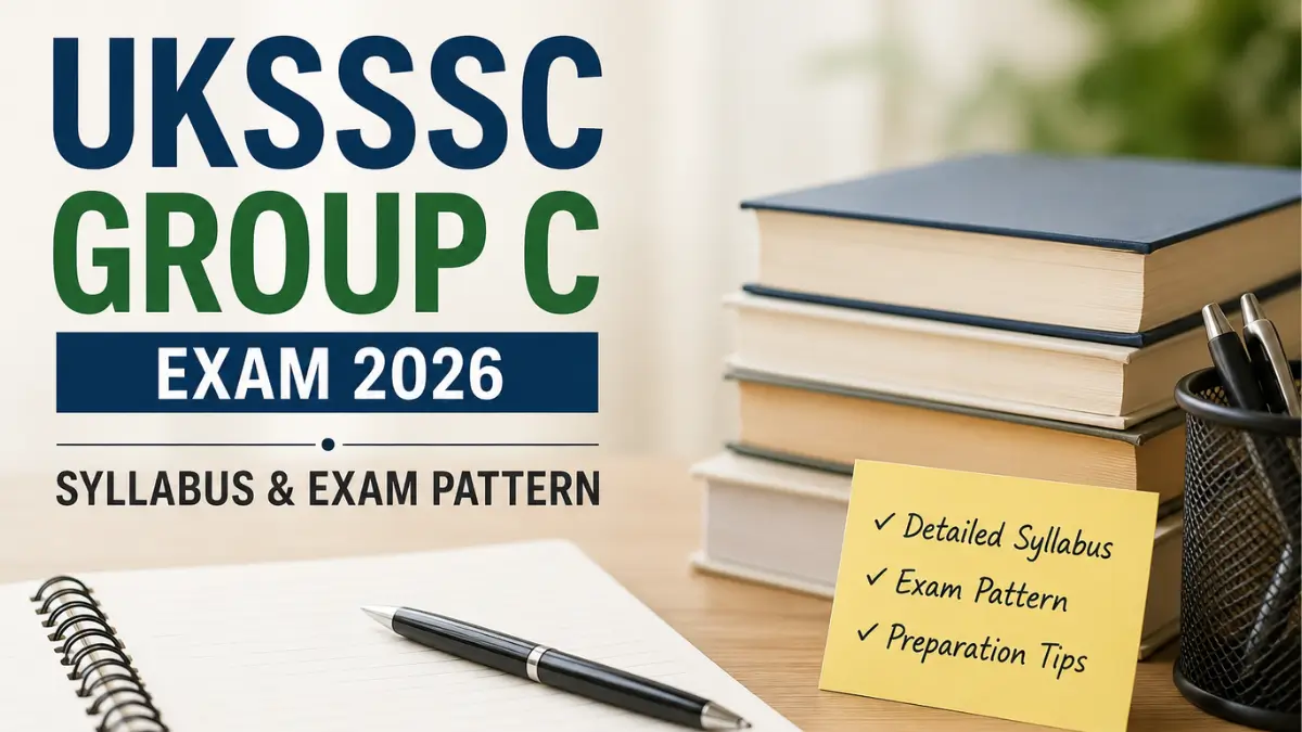 UKSSSC Group C Syllabus