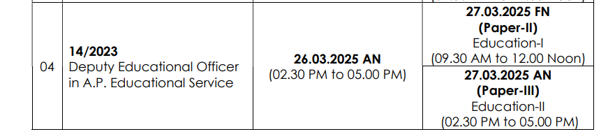 APPSC DEO Mains Hall Ticket 2025 Out, Direct Link To Download Admit Card_4.1