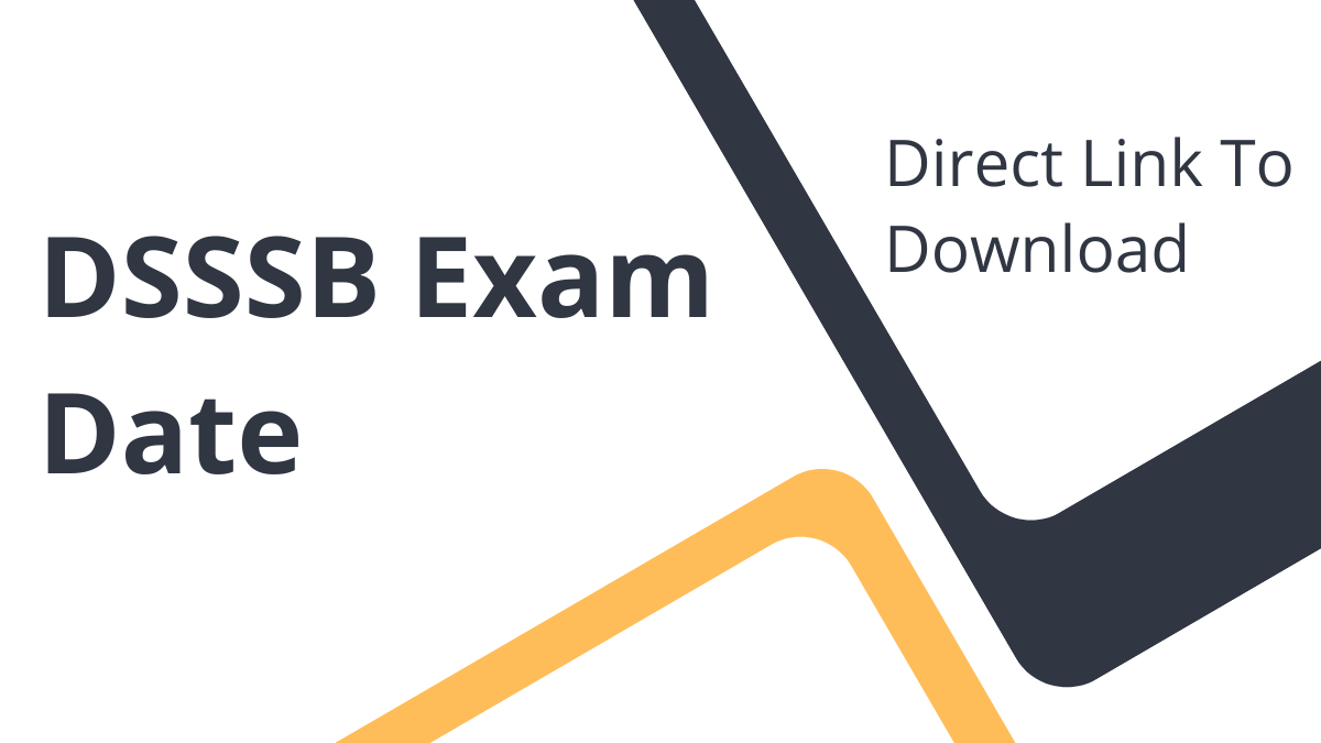 DSSSB Admit Card 2025 Out