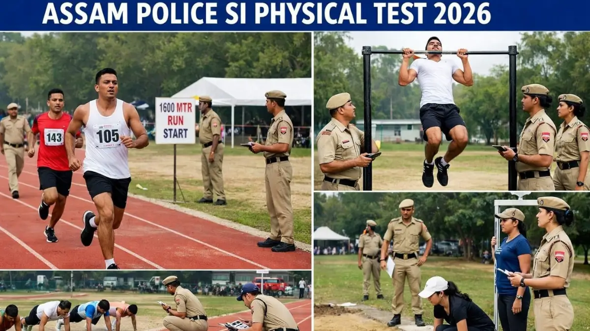 Assam Police SI Physical Test 2026