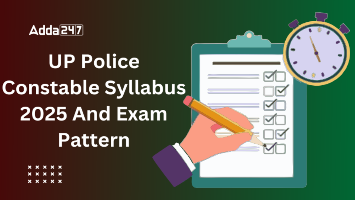 UP Police Constable Syllabus
