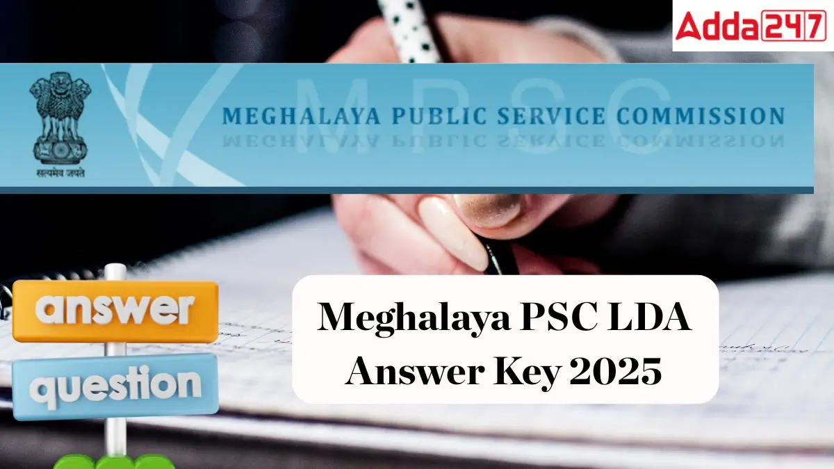 Meghalaya PSC LDA Answer Key 2025