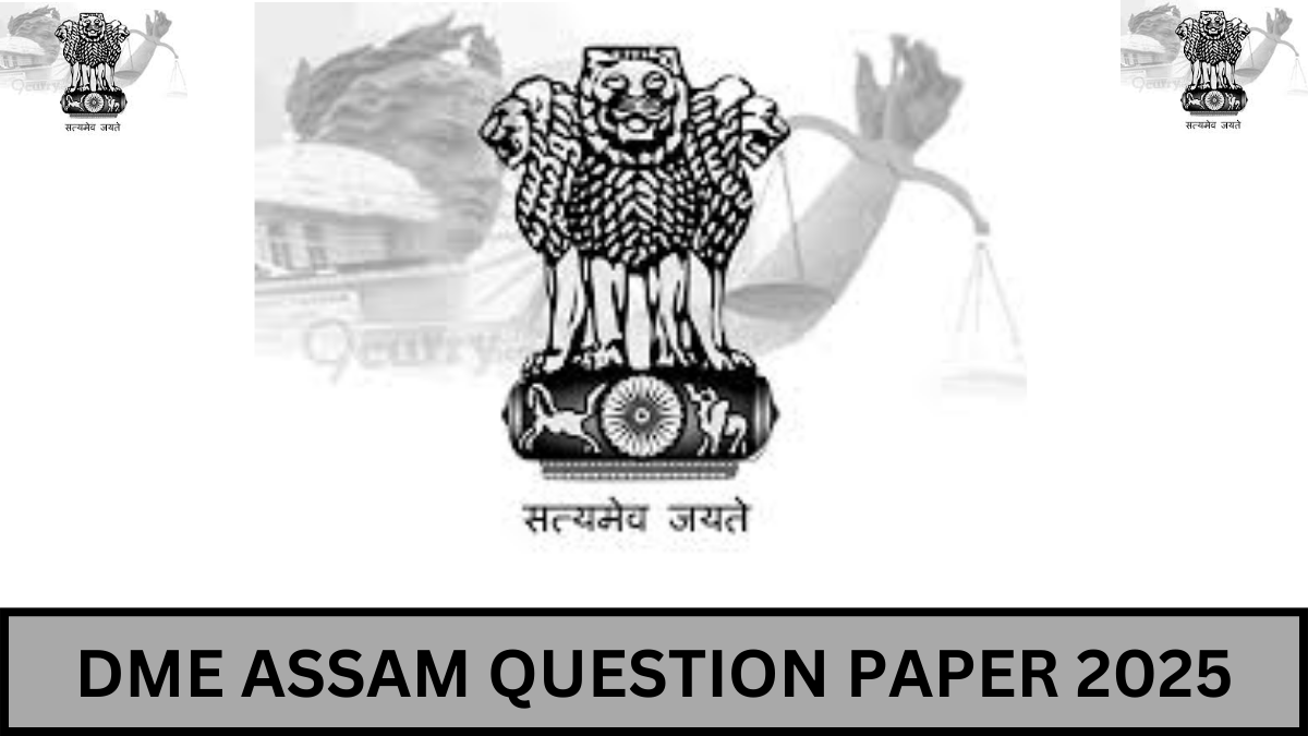 DME Non Technical Question Paper 2025
