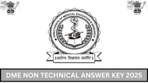 DME Non Technical Answer Key 2025